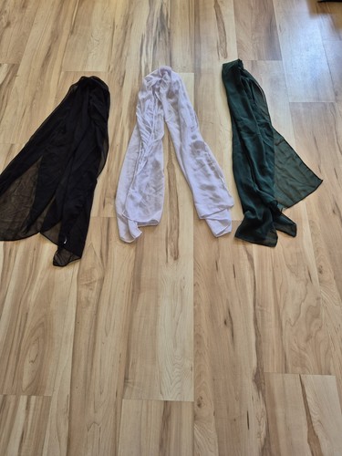 3er set chiffon schals - schals, damen
