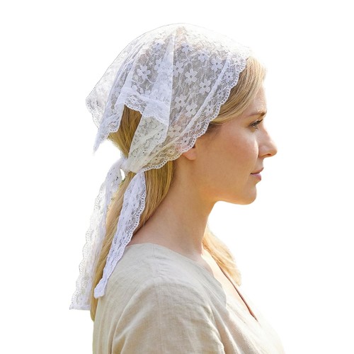 Bandana spitze rosa damen - bandana,
