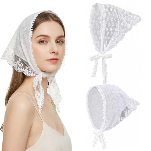 Damen kopftuch spitzen - damen,