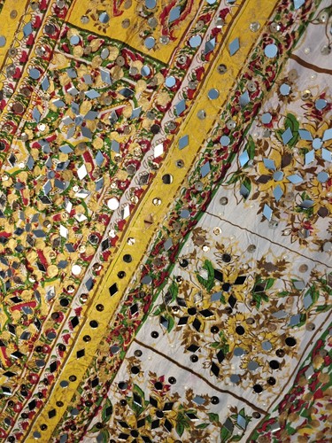 Bunte afghanische schals mit - bunte,