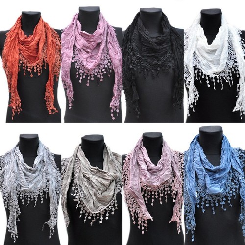 Cotton uni dreieckstuch - cotton,